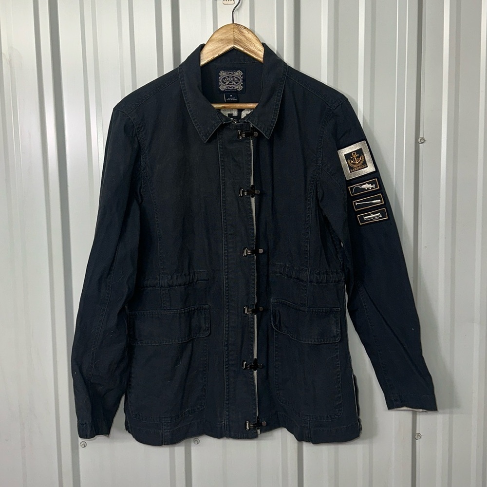 Lakegirl Canvas Boat Deck Jacket Lake Life Cabin Core Outdoor Jacket Medium